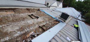 Roof leak North Melbourne